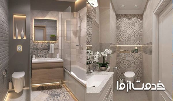 مراحل بازسازی سرویس بهداشتی کوچک